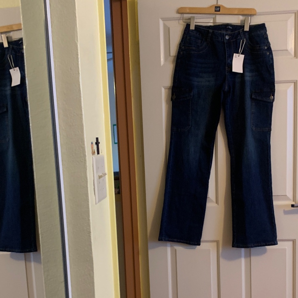 NWT FLAMINGALS Dark Indigo Flare Jeans